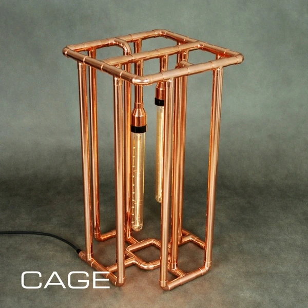CAGE Copper Lamp